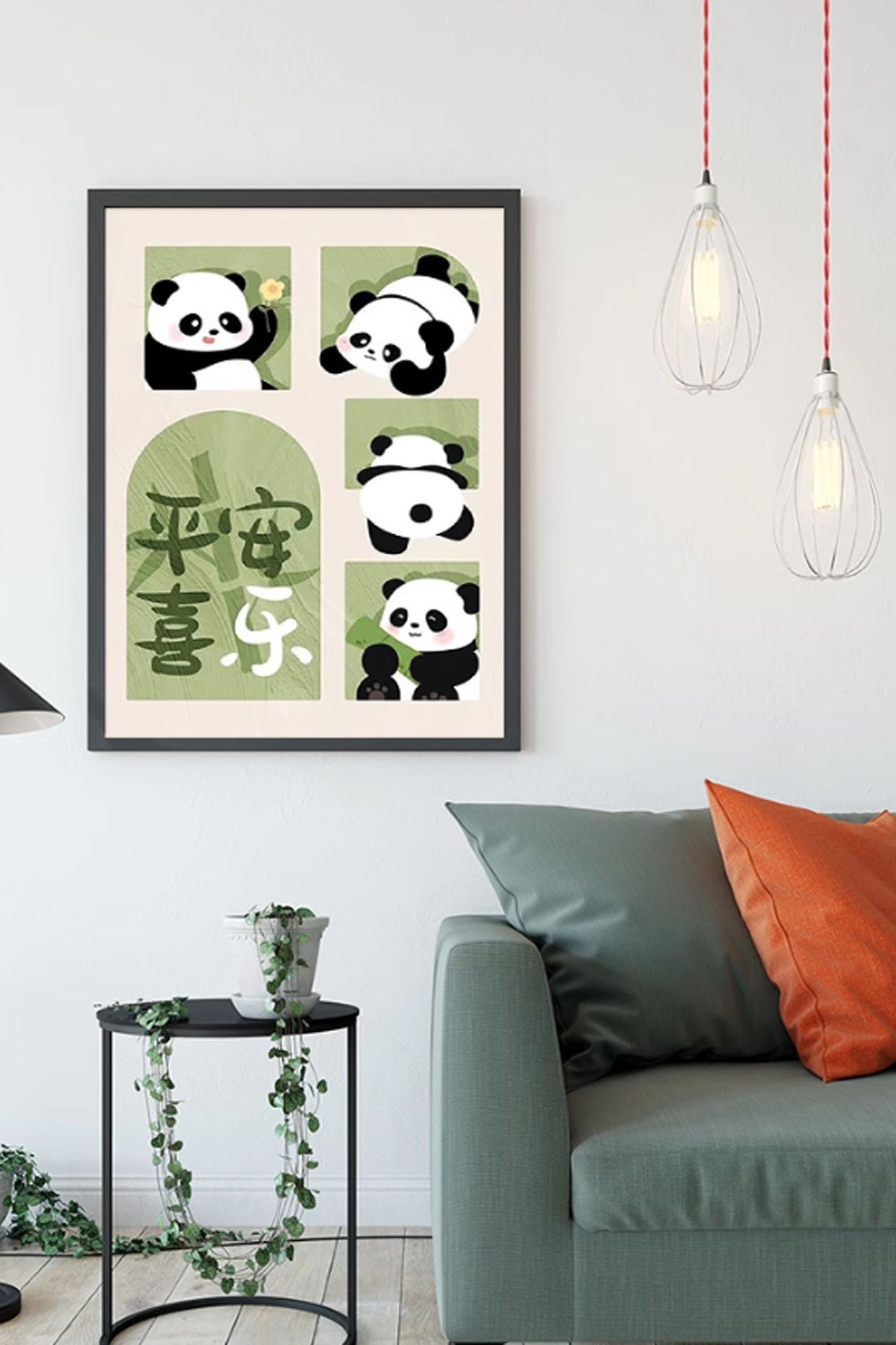 Cute pet panda cross-stitch(Style 2)