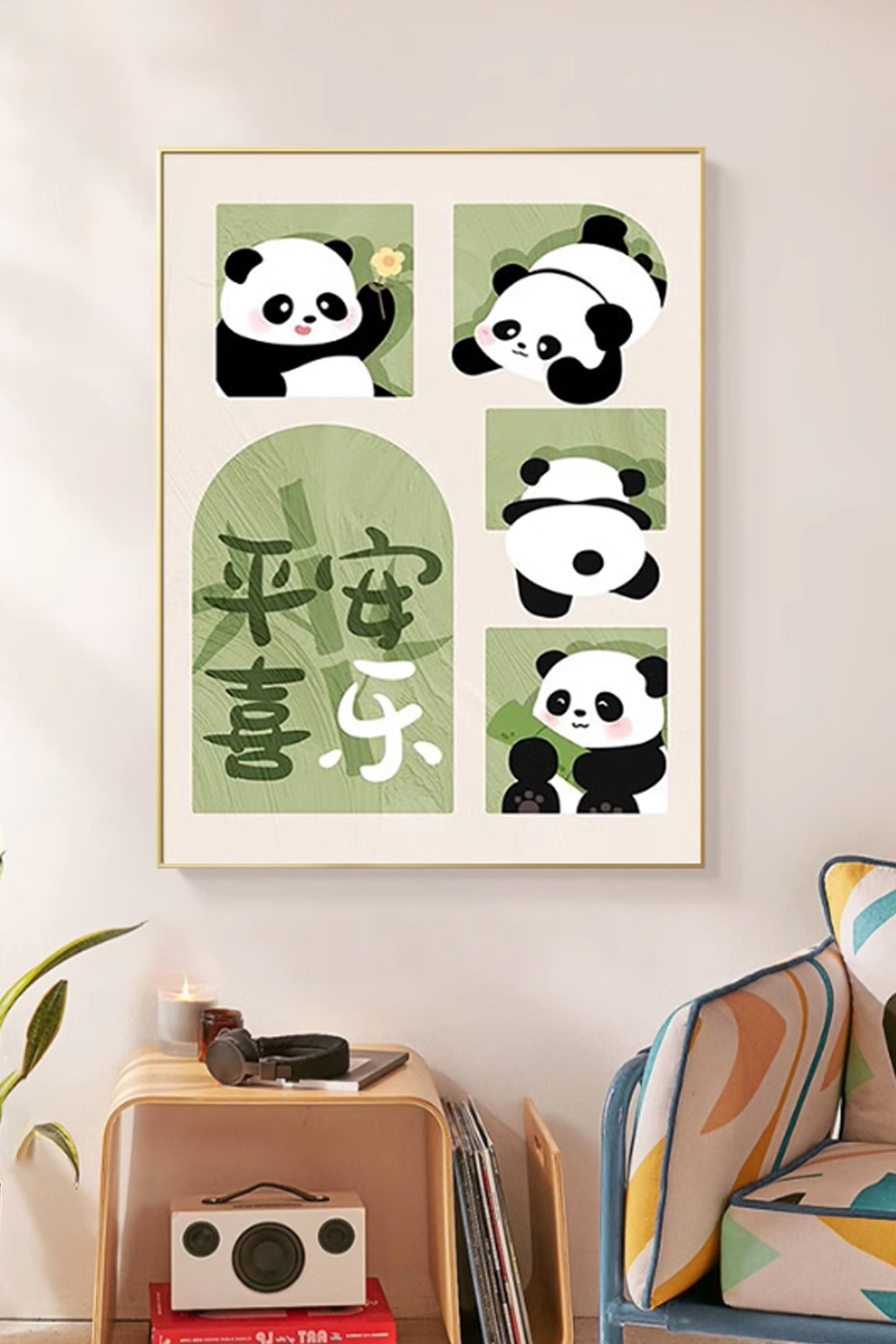 Cute pet panda cross-stitch(Style 2)